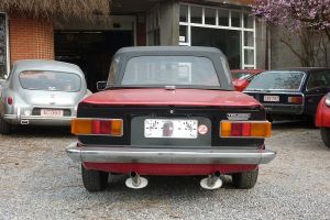 Triumph TR6 PI 1973 Red 1st owner 004