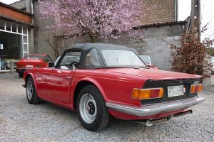 Triumph TR6 PI 1973 Red 1st owner 005