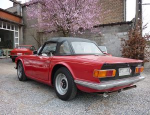 Triumph TR6 PI 1973 Red 1st owner 005