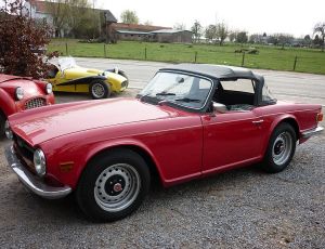 Triumph TR6 PI 1973 Red 1st owner 006