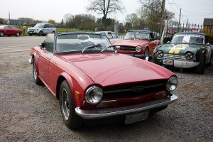 Triumph TR6 PI 1973 Red 1st owner 010