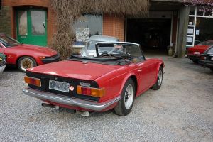 Triumph TR6 PI 1973 Red 1st owner 011